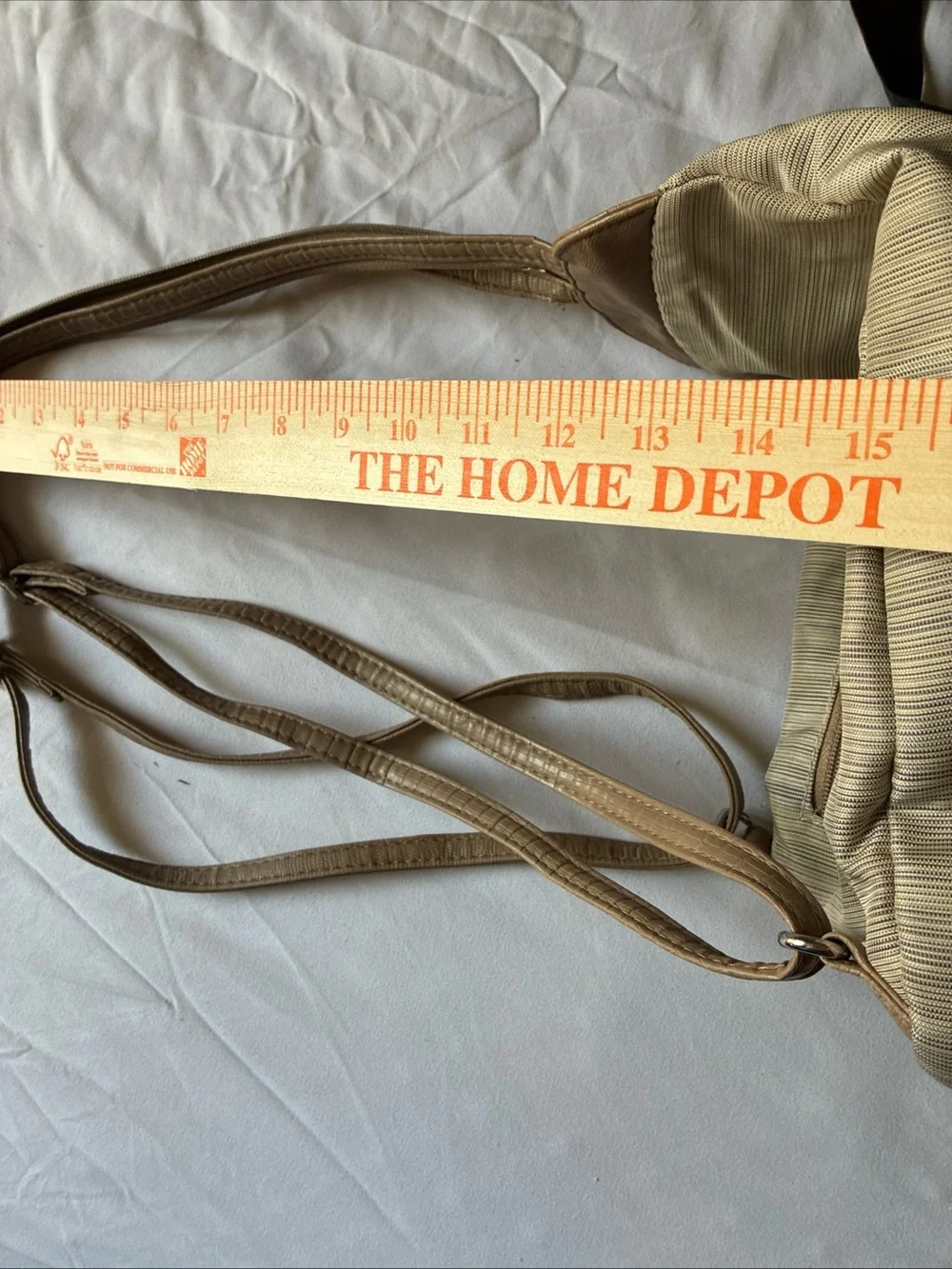 MultiSac-Taupe Bag Backpack Adjustable Straps Multi Pockets Zipper Pockets EUC
